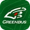 Greenbus logo with white bus icon on green background